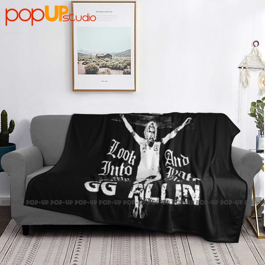 Gg Allin Look Into My Eyes Ultra-Soft Blanket Quilt Winter Sofa Cover Bed Covers