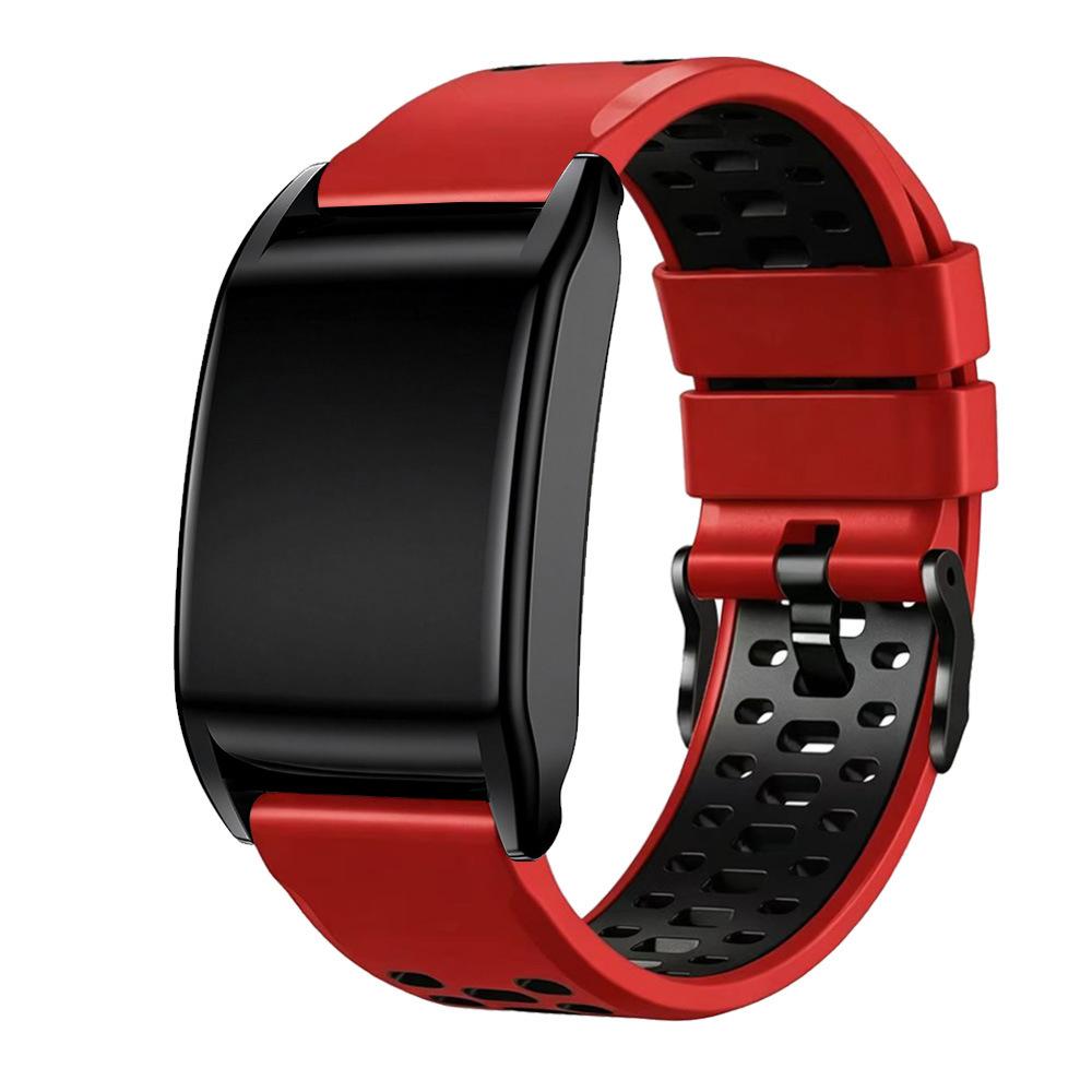 Měkký silikonový náhradní řemínek na zápěstí Kompatibilní s Whoop 5.0/MG Life Fitness Tracker Nastavitelný Odolný proti potu Sportovní
