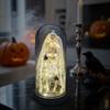 Glass Music Box with Light - Halloween Christmas Ornament Tabletop Decoration Gift