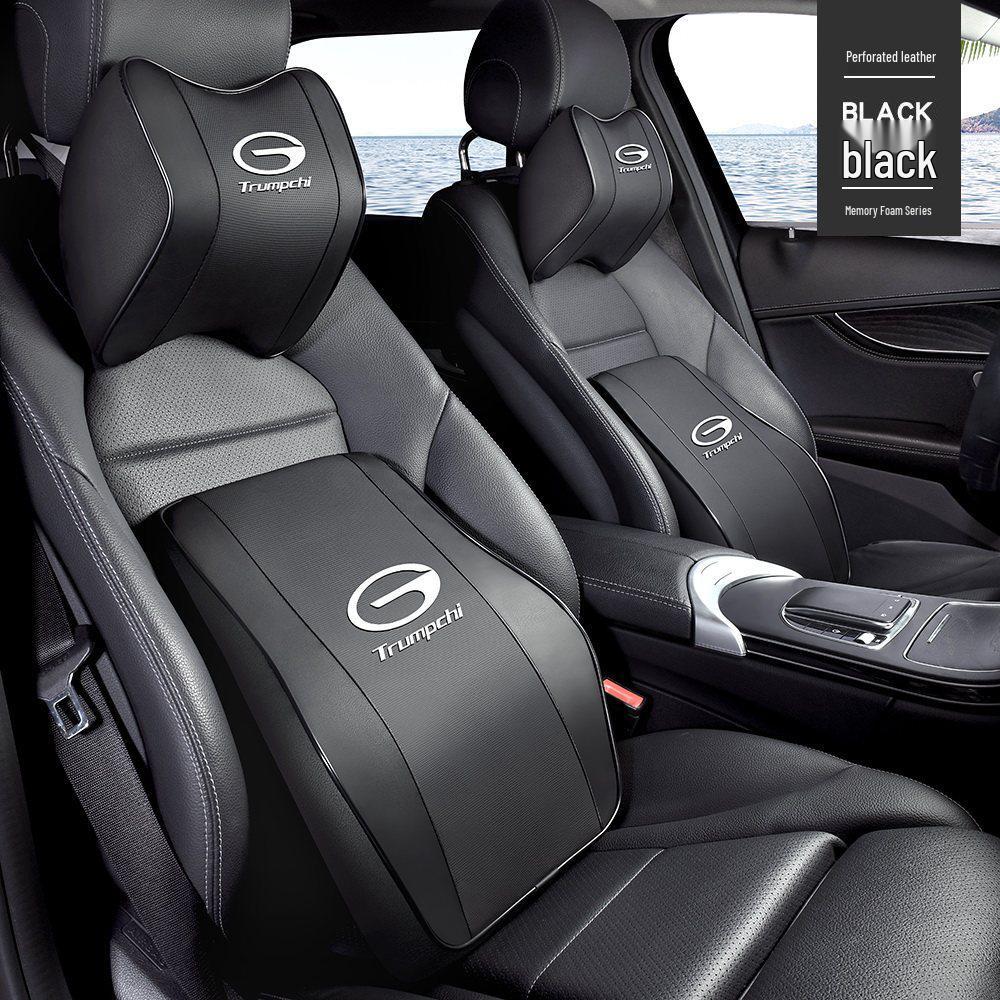 Trumpchi GS3, GS4, GS8 Car Headrest and Lumbar Support Cushion, M6, M8, Shadow Leopard Neck and Lumbar Support Pillow