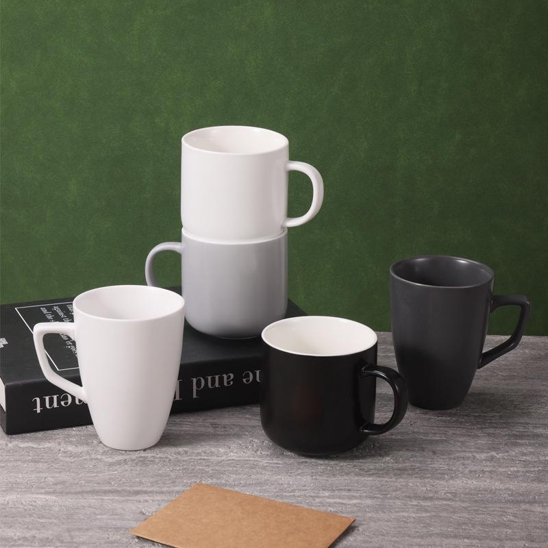 Luxury Matte Ceramic Tea & Coffee Mug Set for Guests