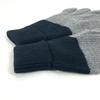Dior 213MG01AT481 Logo CD Bicolor Accessories Gloves Wool Black/gray