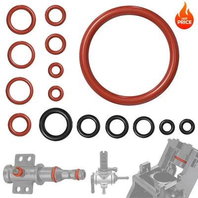 Silikon O-Ring Dichtungssatz 15-60 Stück für Saeco Gaggia Spidem Kaffeemaschine Ersatzdichtungssatz mit Mundstückzubehör