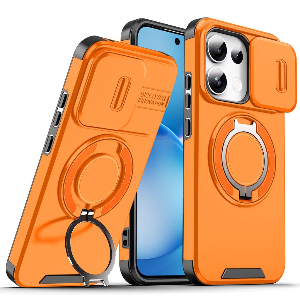 For Huawei Nova Y74 Case Huawei Nova Y74 Cover Huawei Nova Y74 New Armor Case Slide Lens Protect Magnetic Ring Holder Cover
