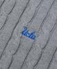 UCLA Unisex Round Neck Cable Knit [M-Grey](Uzalk8A_51)