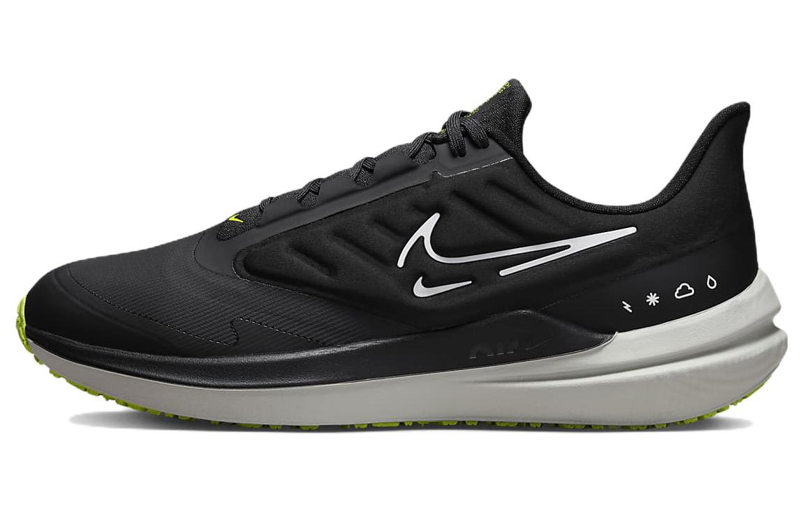 Nike Air Zoom Winflo 9 Shield  Black White Volt  DM1106-001 44