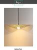 Japanese Style Bamboo Woven Pendant Light for Restaurant, Hotel, B&B, and Hallway Decor