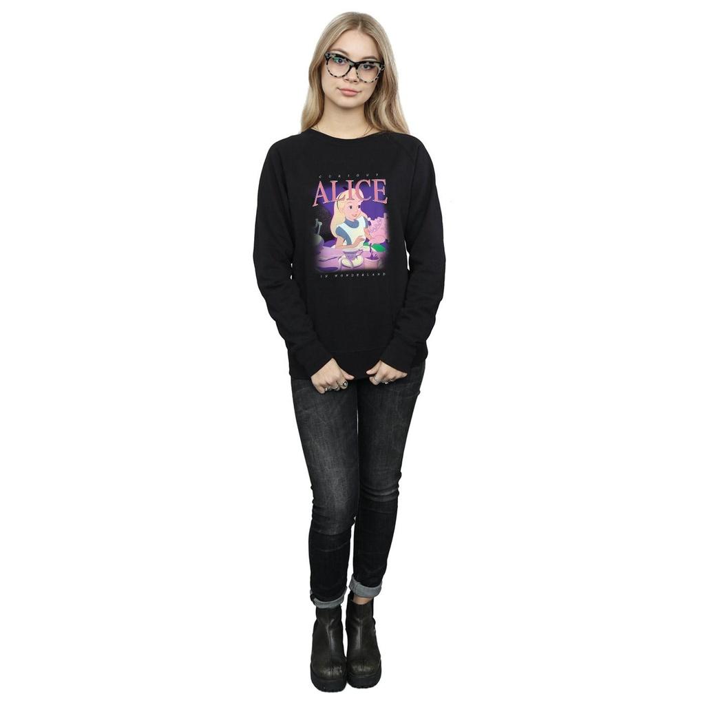Disney Womens/Ladies Alice In Wonderland Montage Sweatshirt