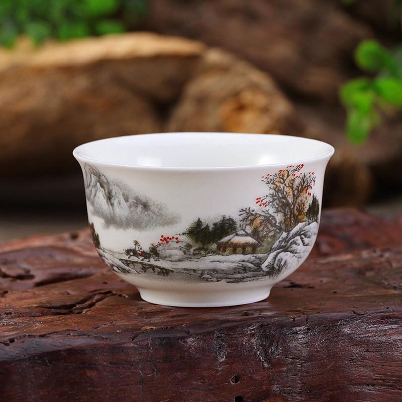 Miniature Ceramic Gongfu Tea Tasting Cup - Extra Small Chaoshan Set