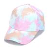 Duck Tongue Design Peaked Cap Tie-dye Print Visor Cap Kids Baseball Cap  For Children Girls