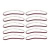 10pcs 3/8 X 21 Inch Sanding Belt 533 X 9mm Abrasive Band Strap Sandpaper Belt  For Belt Sander