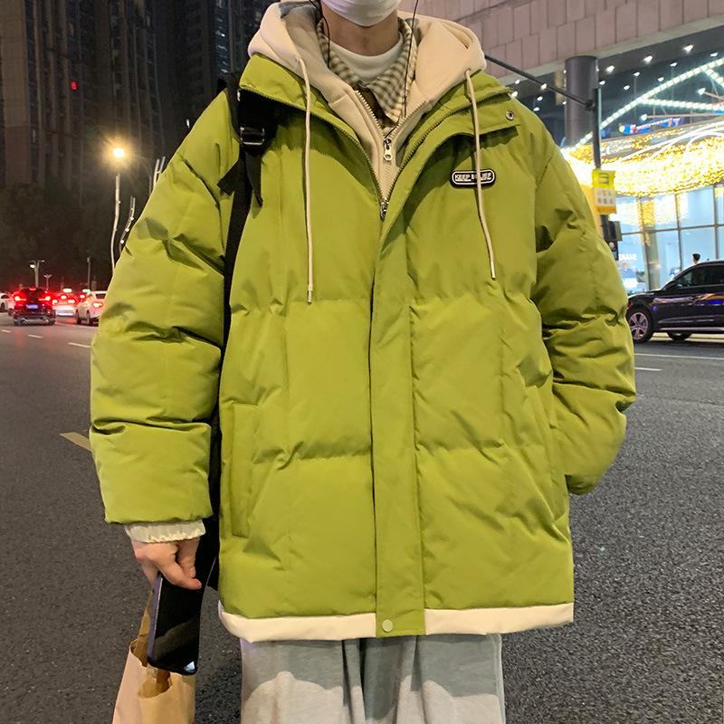 Fake Two-piece Cotton-padded Jacket for Men In Winter, New Thickened and Velvet Cotton-padded Jacket, Men's Down-padded Jacket, Boys' Winter Jacket