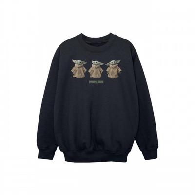 Boys The Mandalorian The Child Poses Sweatshirt