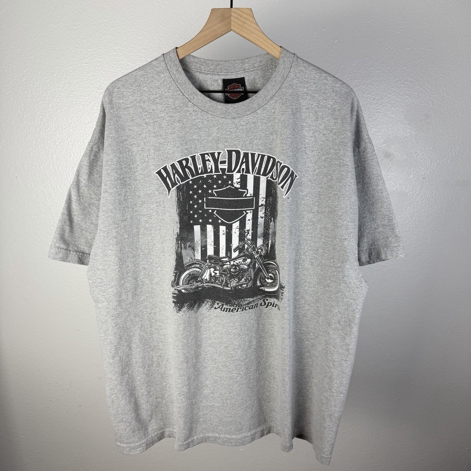 Harley Davidson Biker Motorcycle Kauai Hawaii Y2K Vintage T Shirt Size 2XL Unisex T-Shirt S