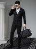 European Style Cardigan Fake Two-Piece Sweater Men's 2025 Autumn New Men's Knitwear Business Casual Base Shirt