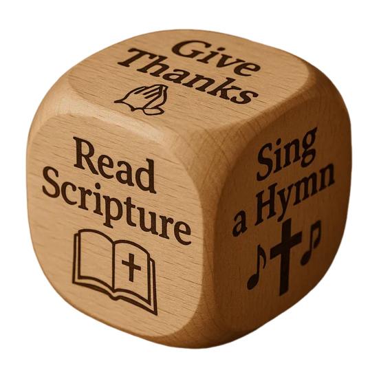 1/2/3Pcs Work Dice Wooden Pray Tribute to Soldiers Dice Six Savage Sayings Goodbye to Work Stress Dice Desk Accessory Coworkers Gag Gifts