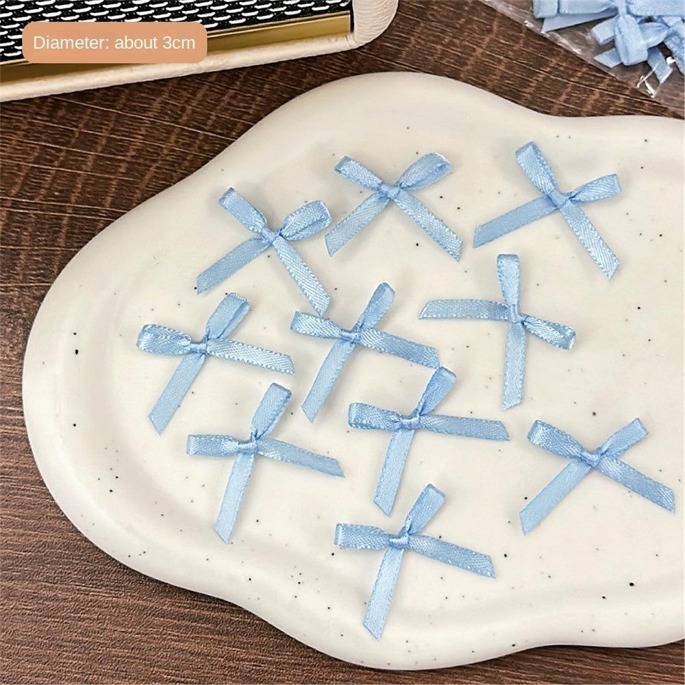 

10pcs/Pack Card Packaging Materials DIY Packaging Decorations Portable Small Bow Accessories Blue(10pc/Pack)