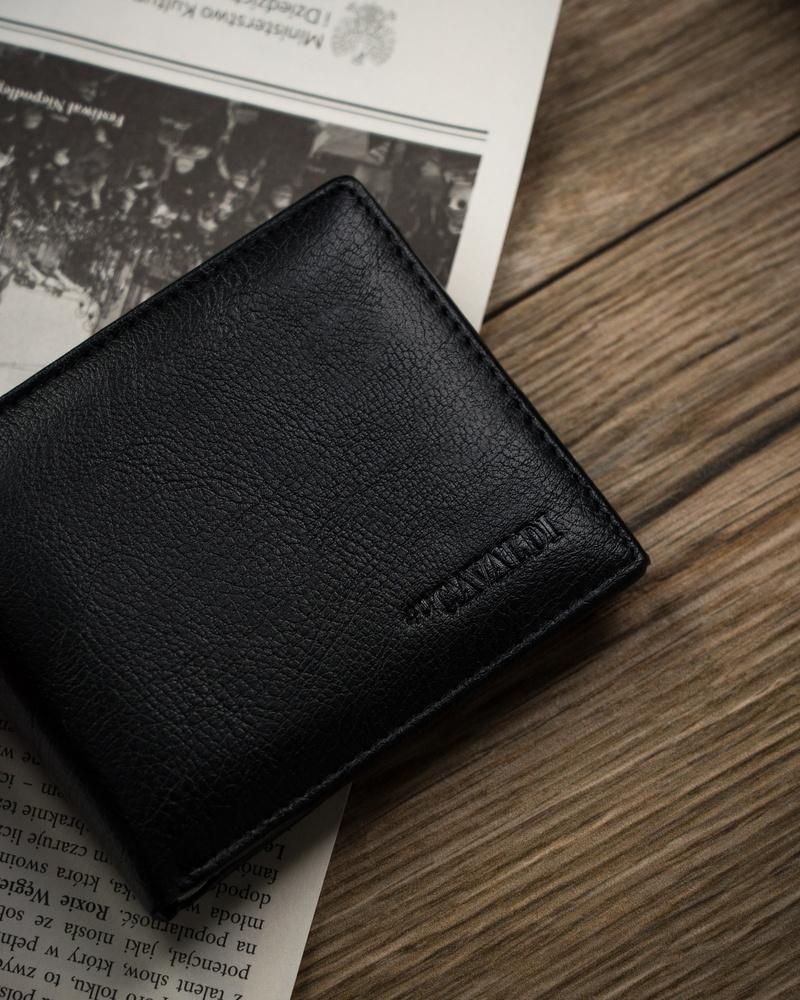 Large men's wallet with a registration card pocket - Cavaldi