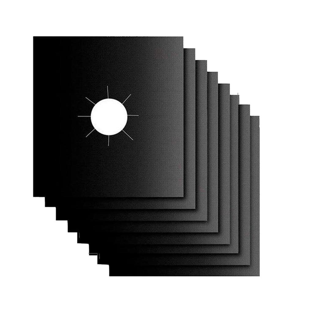 Reusable Gas Range Stovetop Burner Protector Liner Cover For Cleaning Kitchen