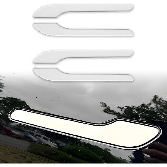 Fit Tesla Model 3(Highland) and Model Y(Juniper) 2017-2025 Door Handle Decoration Cover,for Car Door Handle Sills Protection Wrap Accessories