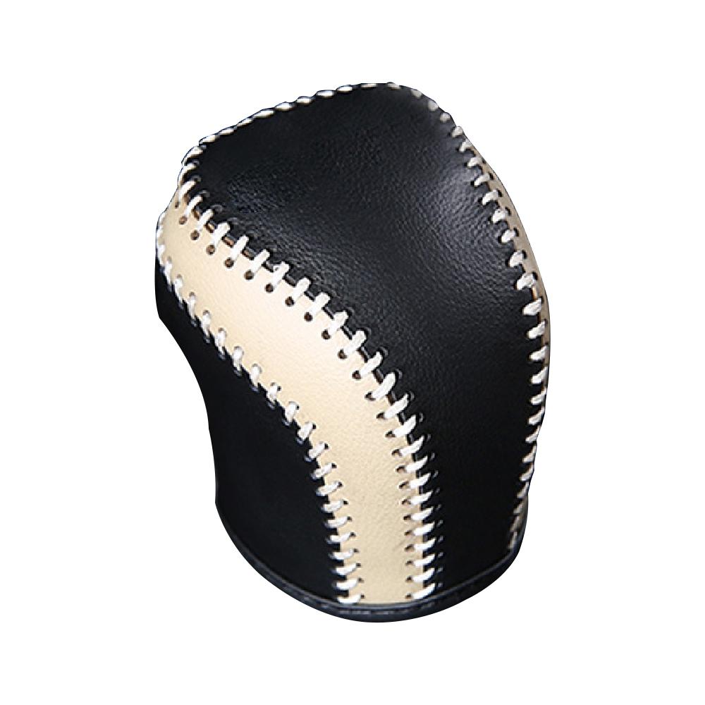 Leather Car AT Gear Shift Knob Cover Gear Head Collars for Toyota Camry 70 Corolla 2019 2020 2025 Interior Accessories
