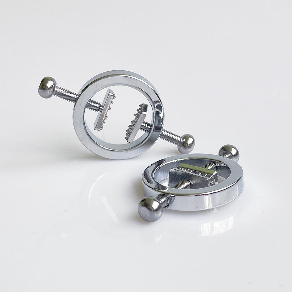 BDSM Metal Nail Nipple Clamps Nipple Correction Flirtatious Stimulation Adult Sex Toys