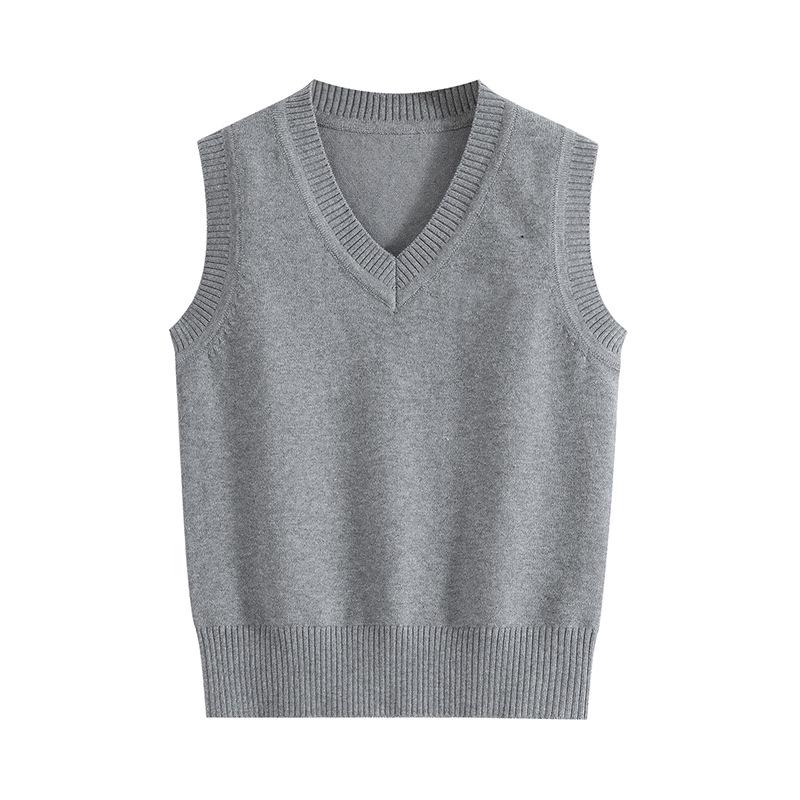 Children's Knitted Vest: British Academy Style for School, Autumn/Winter