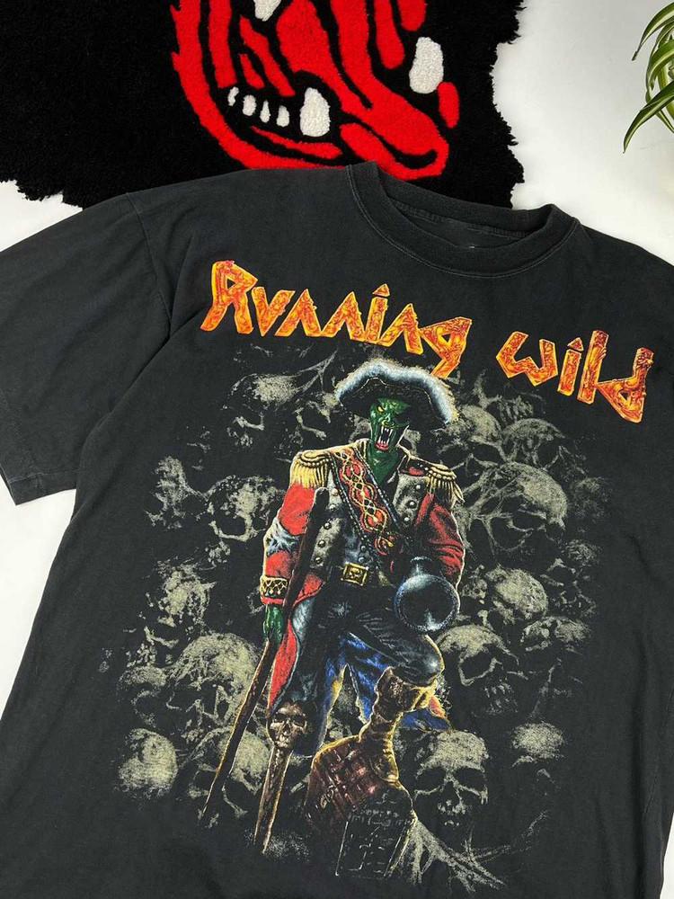 Running Wild Band Album Tour Unisex T-Shirt Tops Tee All Size