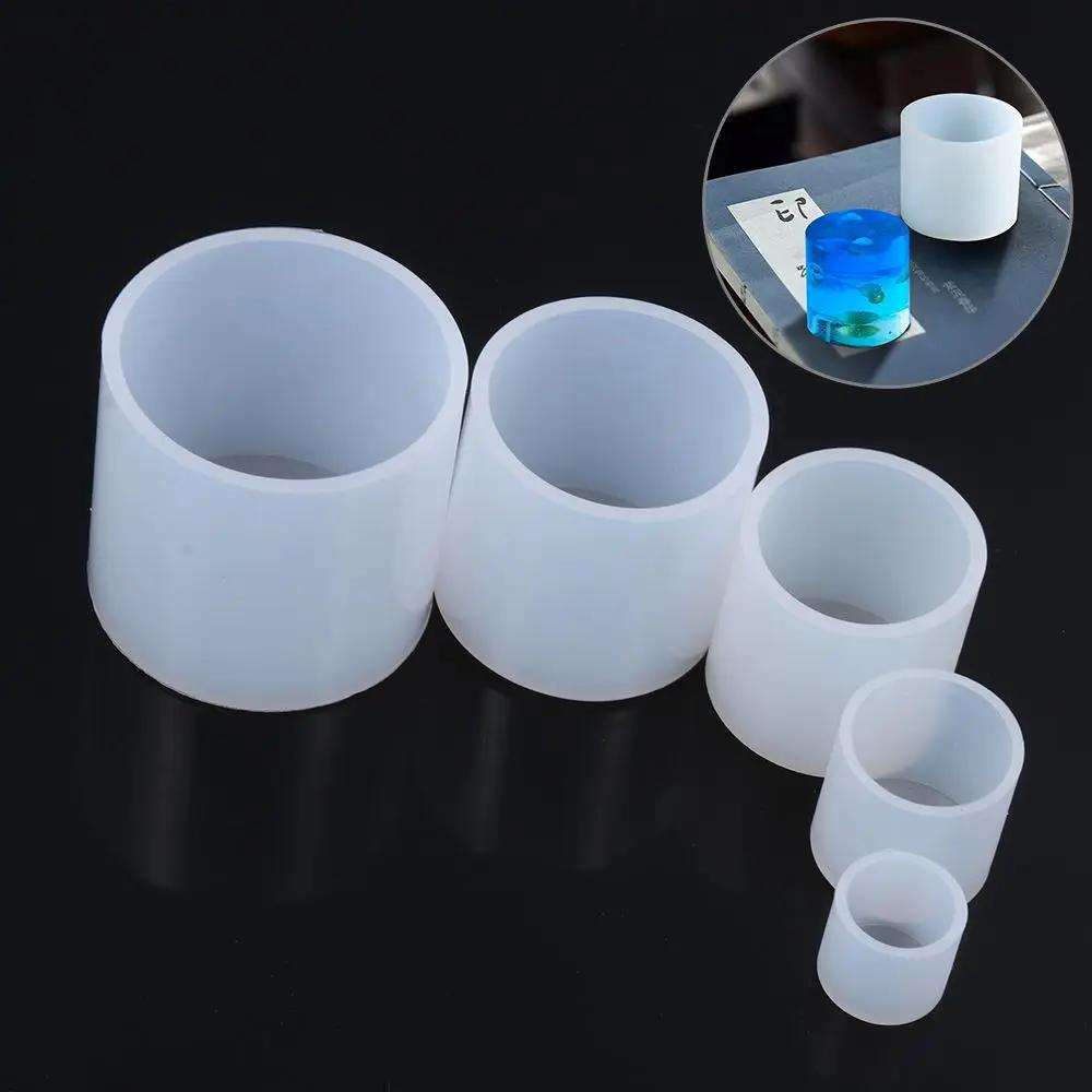 DIY Jewelry Making Molds Handmade Candle Mould Crystal Glue Resin Mold Silicone Casting Mould Cylinder
