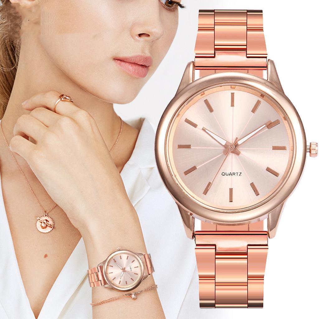 SHEIN Stainless Steel Band Quartz Women's Wristwatch 2022