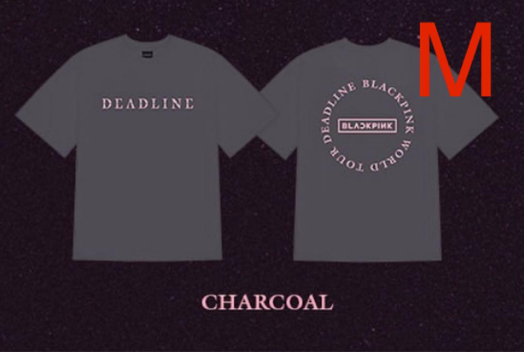 

[Б/У] BLACKPINK дедлайн футболка с круглым логотипом концерта в Сеуле M