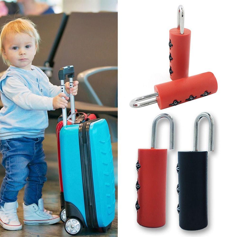 

Замок-молния рюкзака из АБС-пластика, противоугонный замок для общежития, портативный кодовый замок для багажа, домашний замок