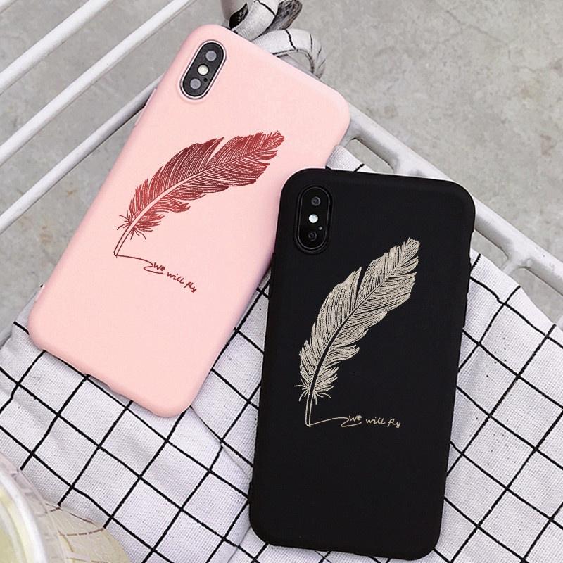 

Чехол для телефона с перьями для пары iPhone 12 mini 11 Pro X XR XS Max 8 7 6 Plus SE 2020 Xiaomi Mi 10T Redmi Note 10 9 8 Samsung A51 A72 A22 A32 Huawei P30