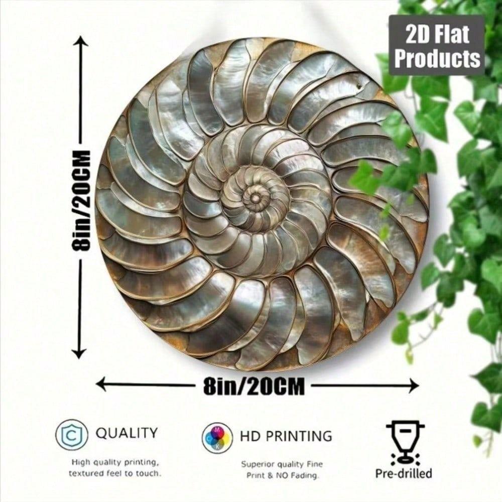 

Round Tin Sign Vintage Metal Poster Rock Bar Home Wall Decor 20cm
