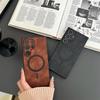 Luxury Retro Leather for Magsafe Magnetic Case For SamSung Galaxy S24 S23 S22 S21 Ultra Plus Wireless Charge Bumper Armor Funda