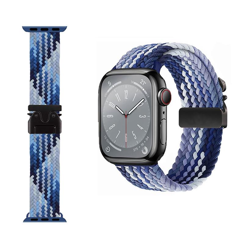 Parachute Straps Nylon Braided bracelet Band for Apple Watch 46mm 42mm 45mm 49mm 44mm 41mm iWatch Series 11 10 SE 3 Ultra 3 9 8
