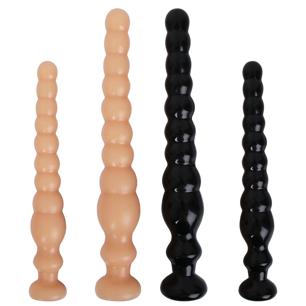 Anal Plug Long Beads With Suction Cup Anus Backyard Anal Balls Prostata Massage Butt Plug Erotics Adults Sex Toys For Women Men