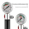 Bicycles Tire Pump Tyre Inflation Foot Pump Bicycles Pump Bicycles Tire Air Pumps Mini Hand Pump with Pressure Gauge