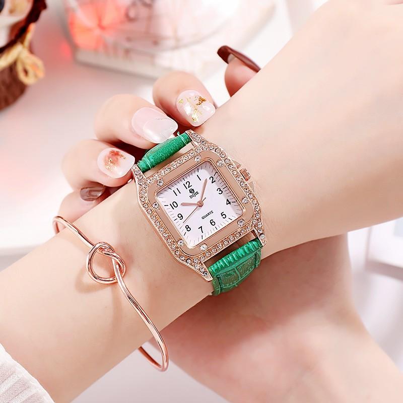 Watch School Girl Retro Square Watch Cold And Versatile Atmospheric Fashion Forest Girl Simple Casual Trendsetter