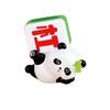 Mahjong Panda Desktop Figurines Resin Animal Sculpture Cake Ornaments  Living Room