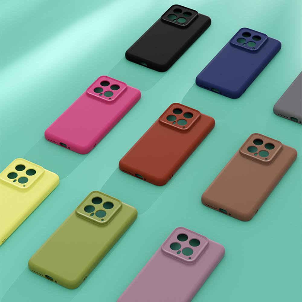 YCADEN Etui na Xiaomi 14 Precyzyjne wycięcia Pokrowiec na tył telefonu z TPU