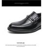 Men's Plus Size Leather Loafers: Versatile British Slip-On Shoes for Business, Formal Wear, Weddings, and Grooms