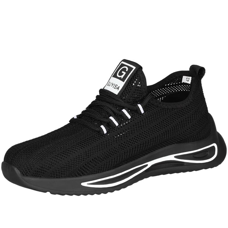 JUNBU Men s Breathable Steel Toe  Insulated Safety Work Shoes 43