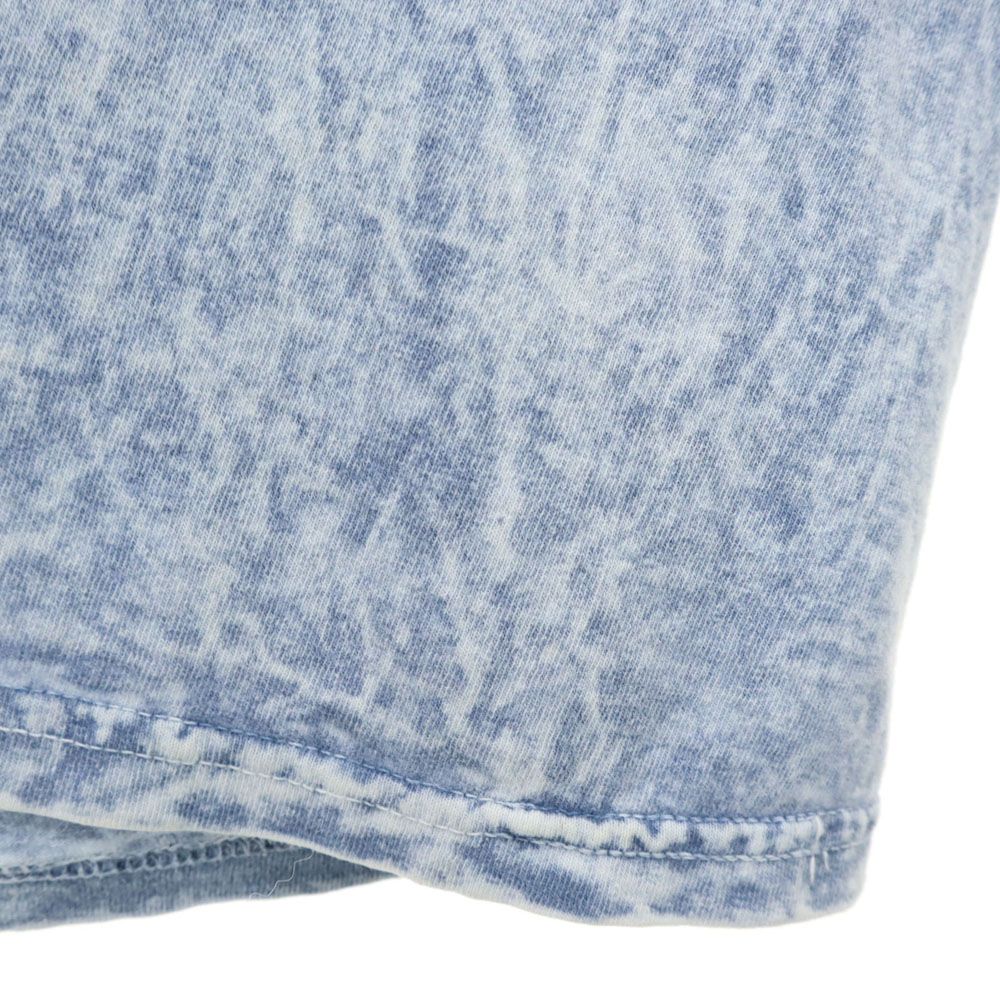 Harley Davidson Print Short Sleeve T-shirt L Blue Men's Used