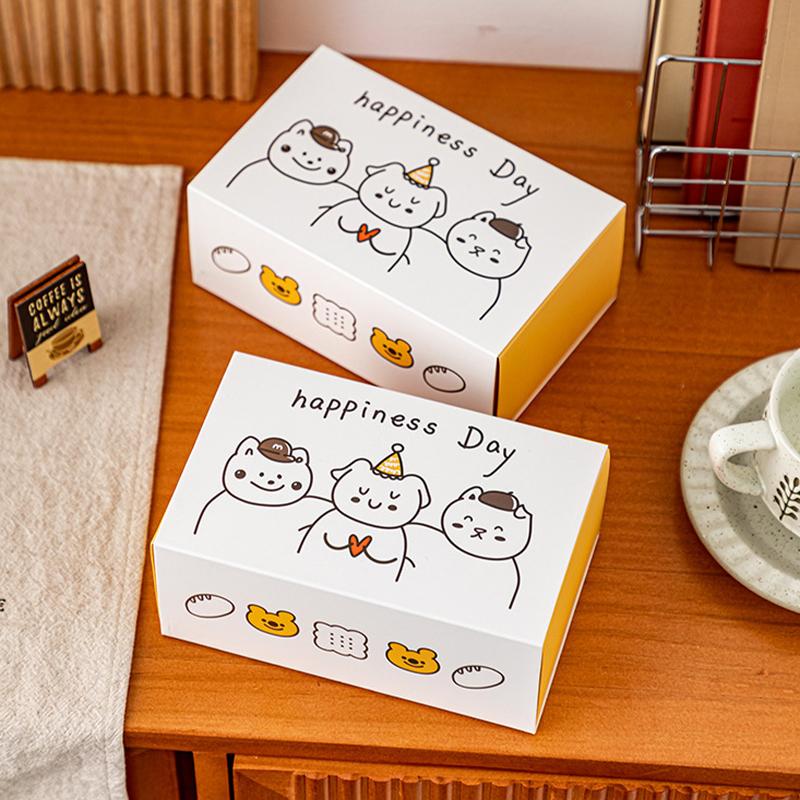 Cartoon Snowflake Crisp Scones Packaging Box Drawer Candy Biscuit Cookie Gift Packing Box