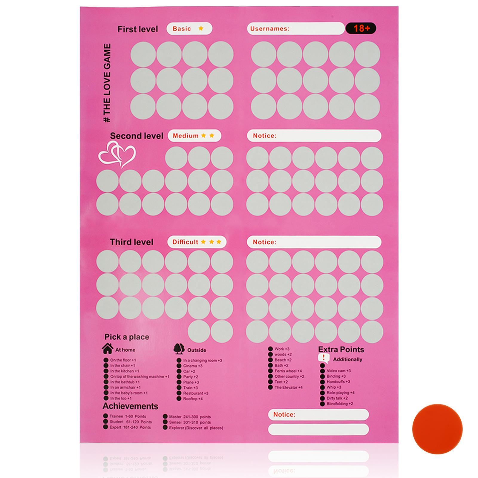 Valentines Day Scratch Off Poster Funny Love Game Scratch Off Poster 100 Things on Date Night Couple Dating Scratch Off Poster розы красного