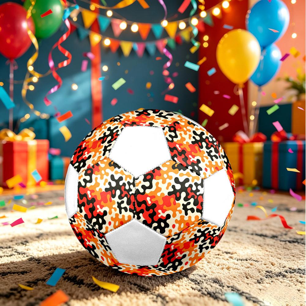 1pc Abstract Lightweight PVC Training Soccer Ball, Size 5, Suitable for Indoor and Outdoor TrainingGift Y60374