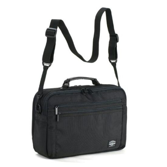 ANDY HAWARD Shoulder Dual-Use Bag, Horizontal, Large, 33cm, #33625-01 (Black)