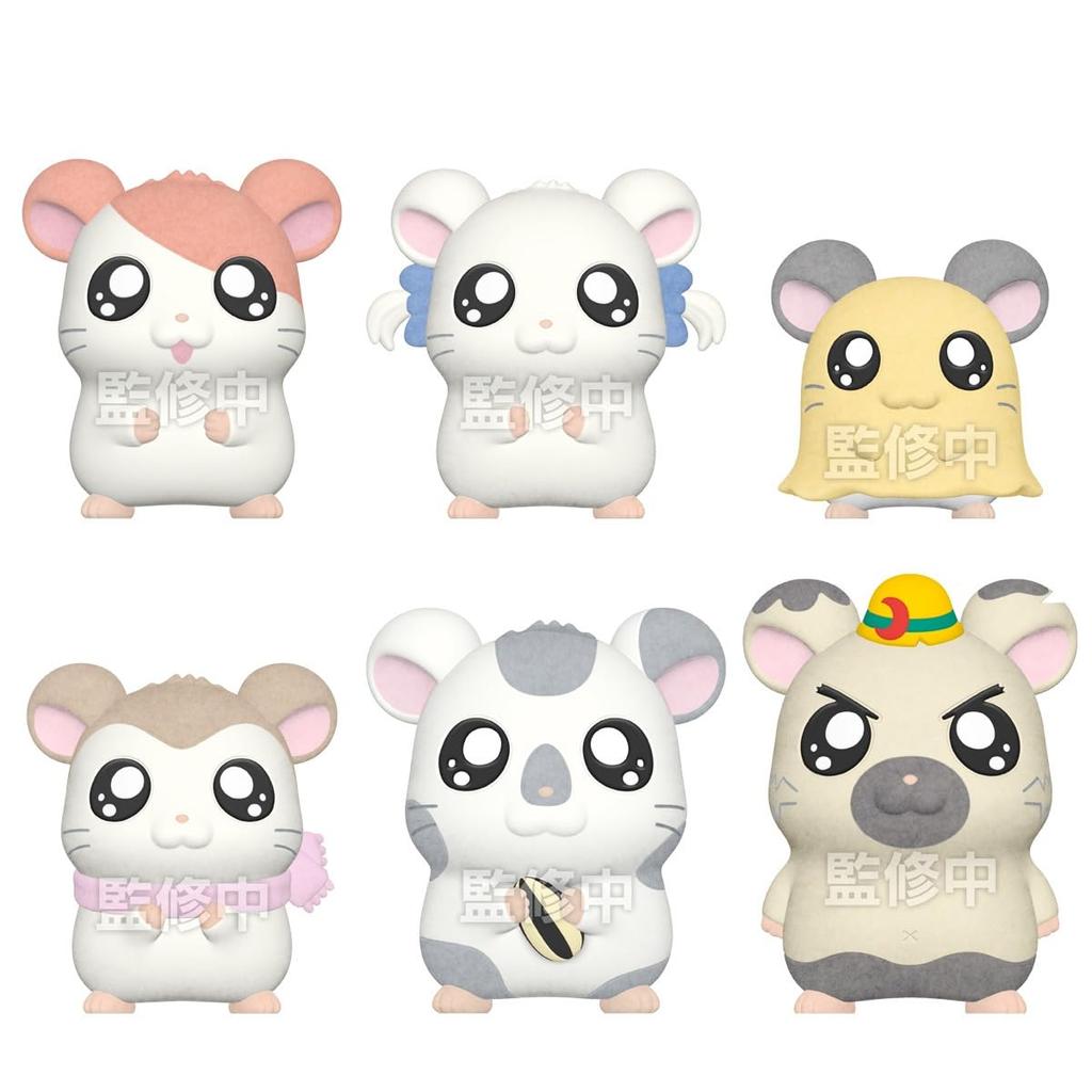 BANDAI Hamtaro Doll Chewing Gum Candy Toy Set of (Box 8)