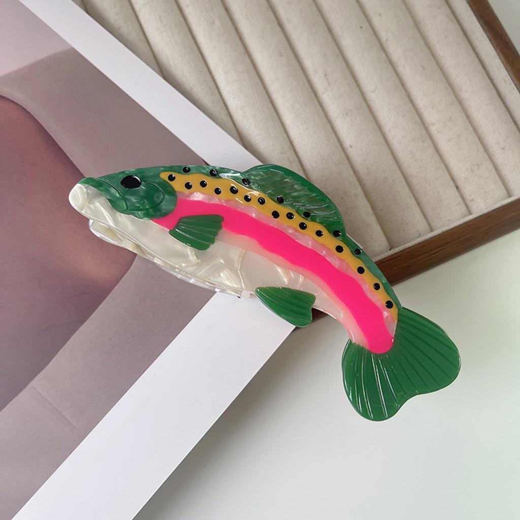 Valentine's Day Hair Clip Large Hair Claw Clip Fashion Hair Adornment Holder Fish Barrettes Hair Styling Tool